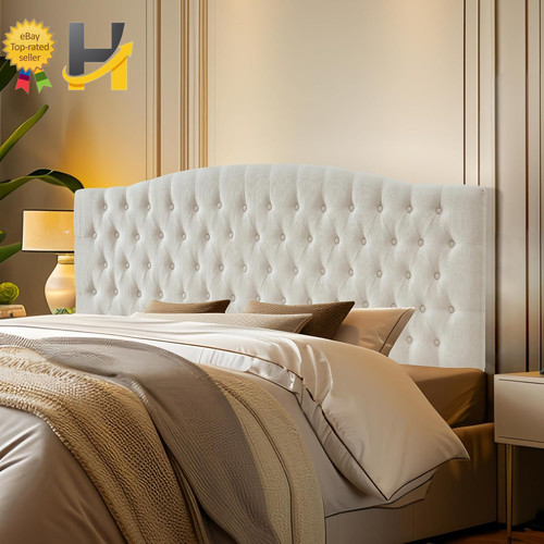Linen upholstered headboard - upholstered,