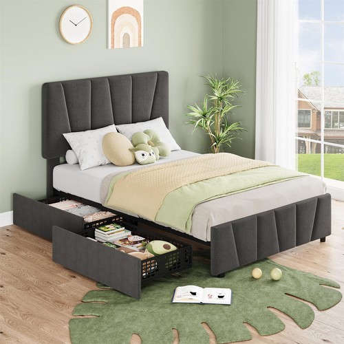 Twin size bed - size, with