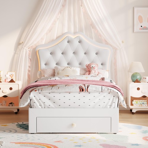 Twin size upholstered - size,