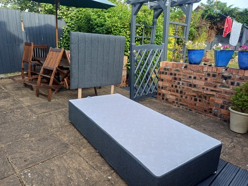 Single bed base and head - , board