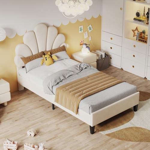 Child single padded bed - padded,