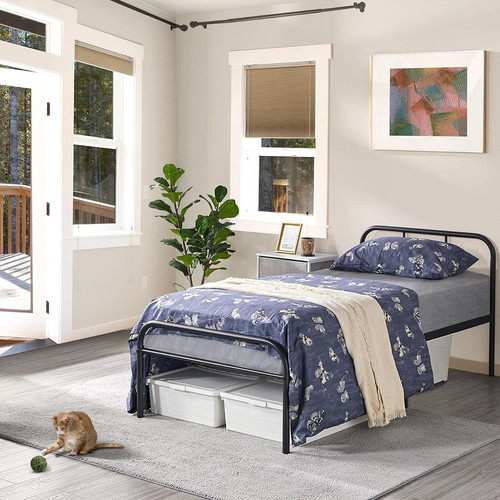 Single bed frame curved - bed,