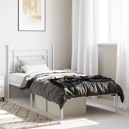 Metal bed frame without - metal,